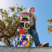 Love CrestS Skateboard Deck