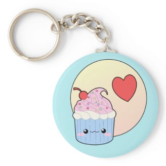 Love Cupcake Keychain
