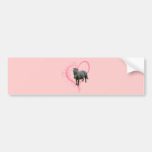 Love Cute Pony Bumper Stickers