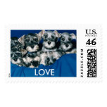 Love Cute Puppies 1C stamps