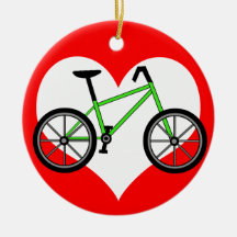 Love Cycling Ornaments