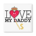 LOVE DADDY magnets