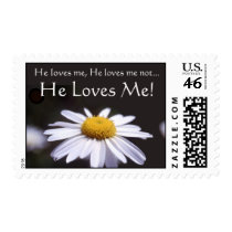 Love - Daisy - He Loves Me! Postage postage