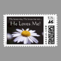 Love - Daisy - He Loves Me! Postage