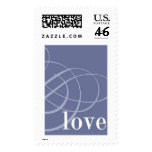 Love Dark Blue Postage