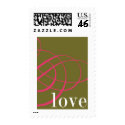 Love Dark Green postage by weddingchannel Love Dark Green postage