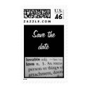 Love - Definition - Save the Date postage