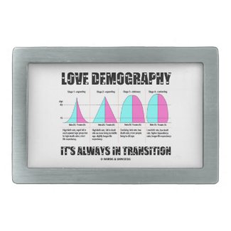 Love Demography It's Always In Transition Belt Buckle
