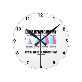 Love Demography It's Always In Transition Wallclock