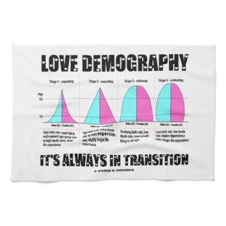 Love Demography It's Always In Transition Hand Towels