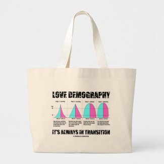 Love Demography It's Always In Transition Tote Bag