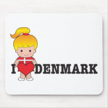 Love Denmark Mouse Pads