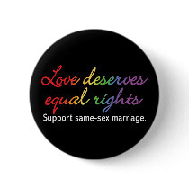 Love Deserves Equal Rights Pin