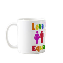 Love Deserves Equal Rights mugs