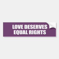 LOVE DESERVES EQUAL RIGHTS - .png bumper stickers