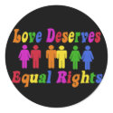 Love Deserves Equal Rights stickers