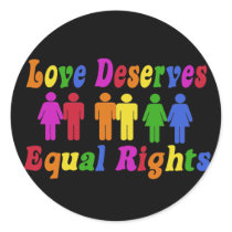 Love Deserves Equal Rights stickers
