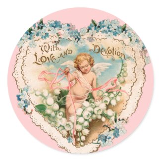Love & Devotion Valentines Day Stickers sticker