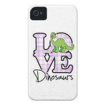 Love Dinosaurs iPhone 4 Case-Mate Cases