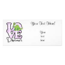 Love Dinosaurs Rack Cards