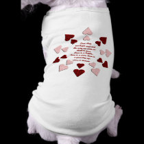 Love Does... Dog Shirt pet clothing