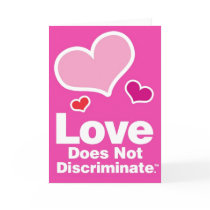 Love Does Not Discriminate Greeting Card by MyDogVotes Love Does Not Discriminate Greeting Card