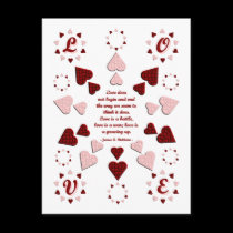 Love Does... Postcard