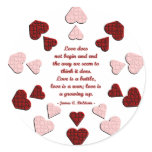 Love Does... Sticker