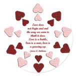 Love Does... Sticker