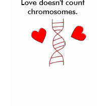 Love doesn't count chromosomes t-shirts by cheesecubes Love doesn't count chromosomes t-shirts