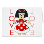 Love Doll Greeting Card