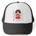 Love Doll hats by dollfriends Love Doll hats