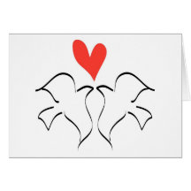 Love Doves Greeting Card