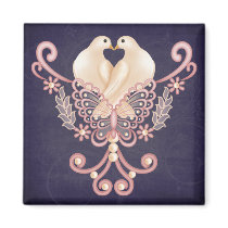 Love Doves magnets