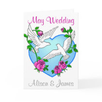 Love Doves Wedding Invitation Card by funny_tshirt Love Doves Wedding Invitation Card