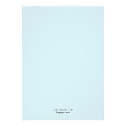 Love Doves Wedding Invitations - Sky Blue