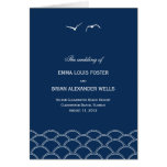 Love Doves Wedding Program Card