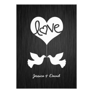 Love Doves with Heart Cards