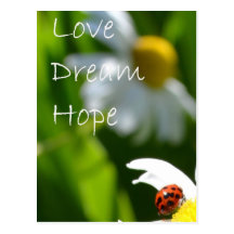 Love, Dream, Hope Post Card