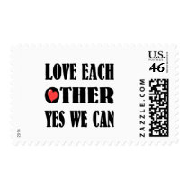 Love each other stamp