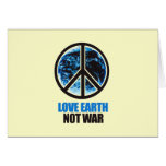 love earth not war cards