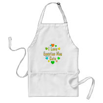 Love Egyptian Mau Cats aprons by MyFavoriteCat Love Egyptian Mau Cats aprons