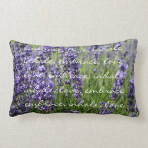 Love, Embrace, Inhale Quote Throw Pillow