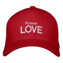 LOVE EMBROIDERED BASEBALL CAP