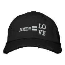 LOVE embroidered hats
