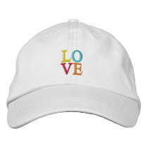 LOVE embroidered hats