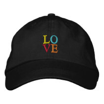 LOVE embroidered hats