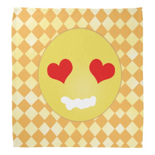 Love Emoji Bandana Zazzle