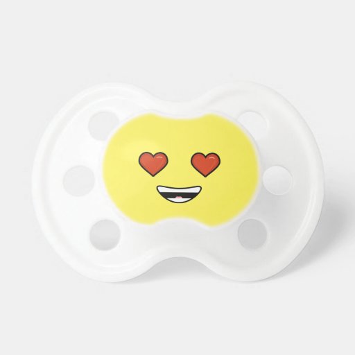 Love Emoji BooginHead Pacifier Zazzle