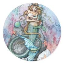 Love Eternal Mermaid Stickers by Molly Harrison by robmolily Love Eternal Mermaid Stickers by Molly Harrison